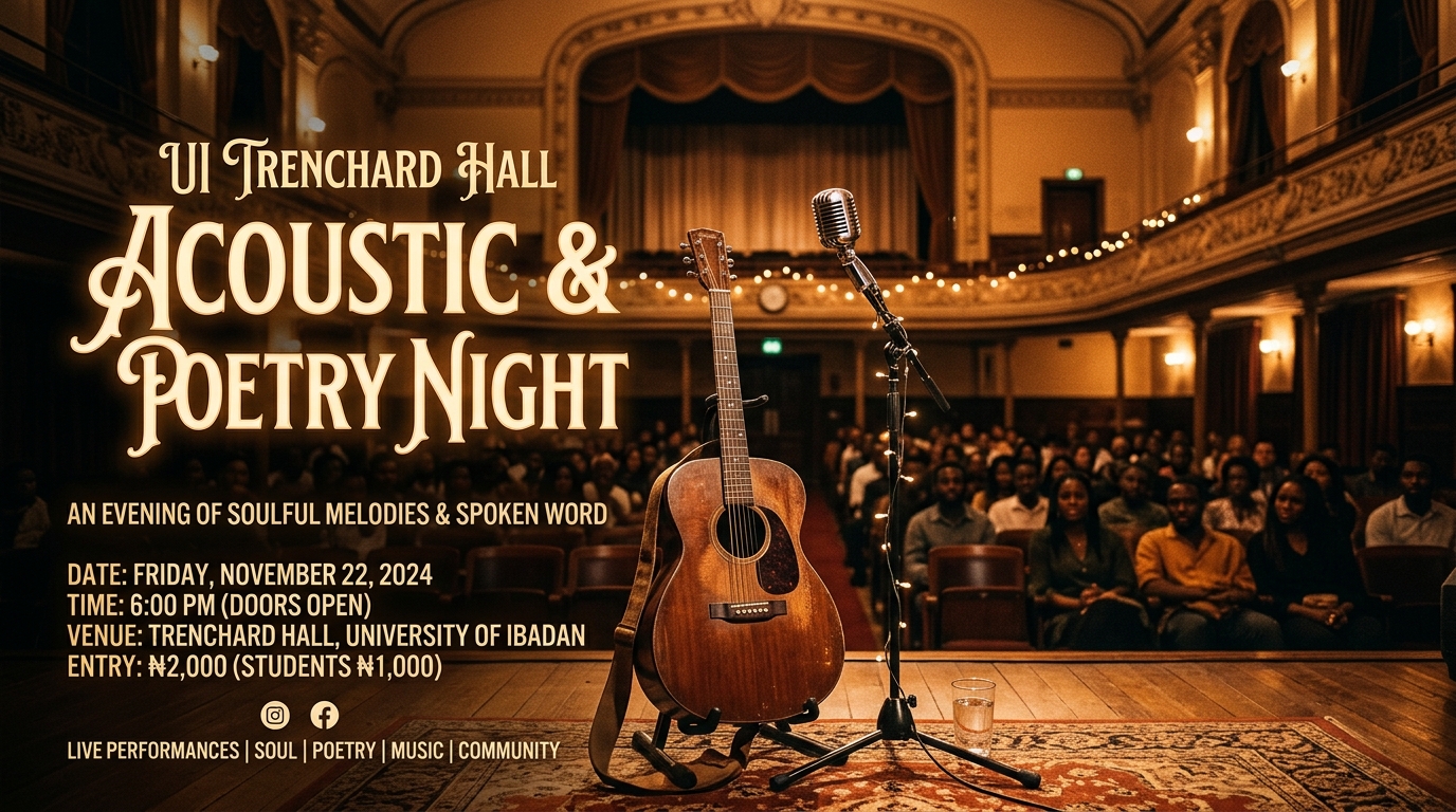 UI Trenchard Hall Acoustic & Poetry Night